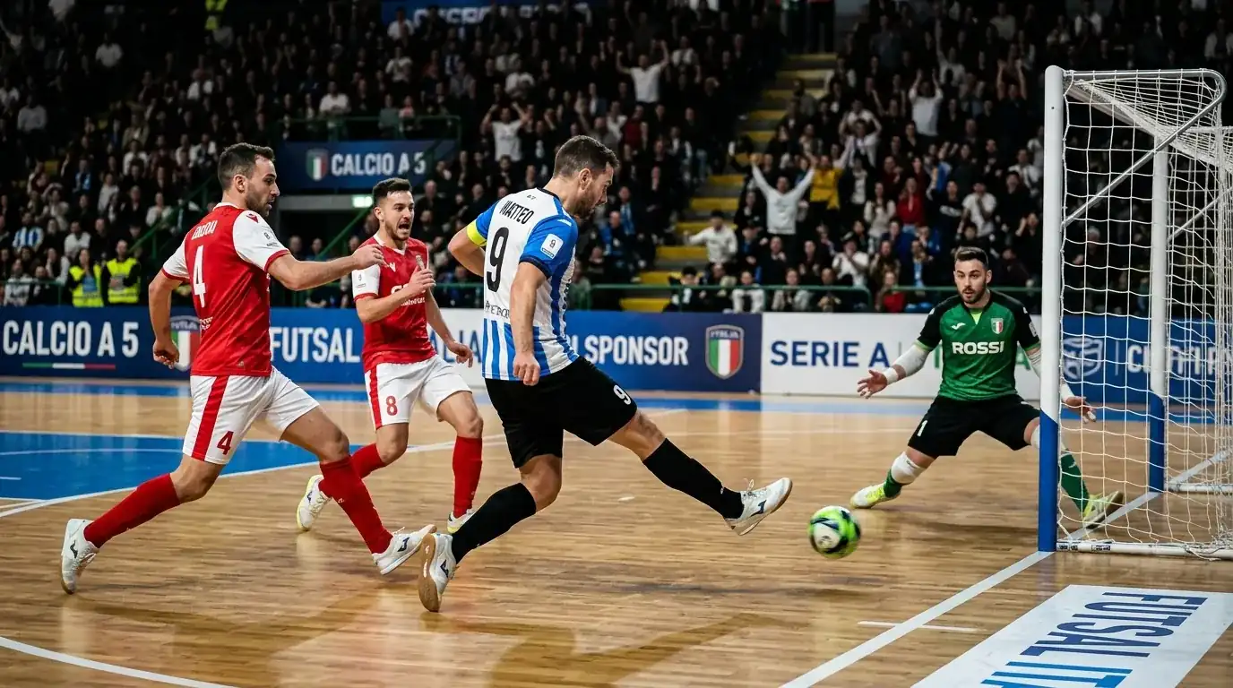 Pivot conclude di prima intenzione su un assist arrivato dalla zona laterale